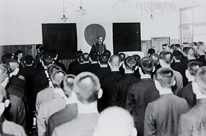 May 1941 Entrance ceremony for the opening of Koa College (207 regular students enrolled)