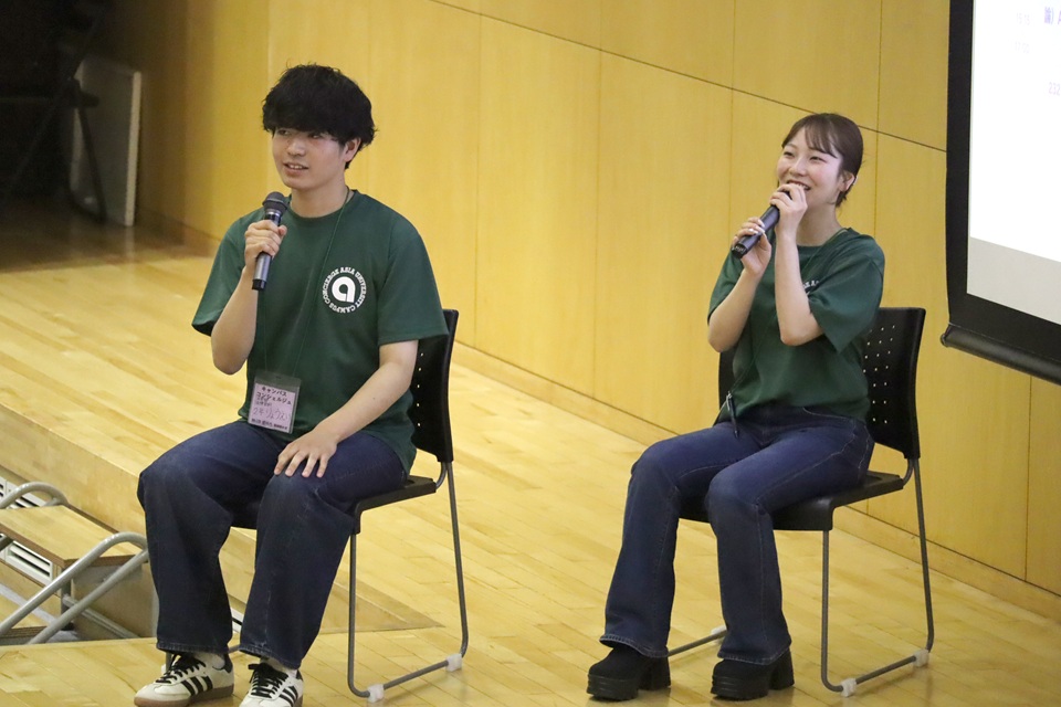 在学生による座談会