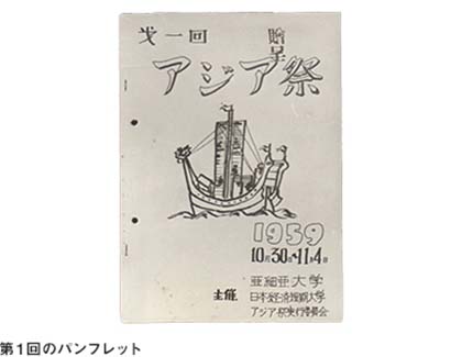 1959年11月学园祭“亚细亚大学祭”