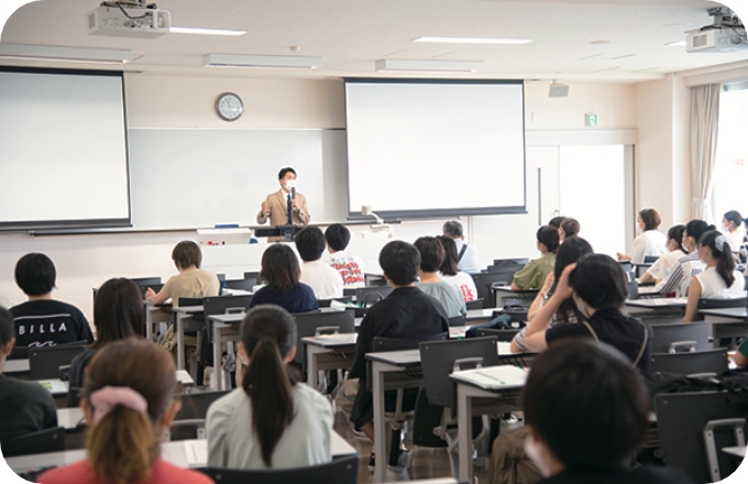 学部・学科紹介＋模擬授業