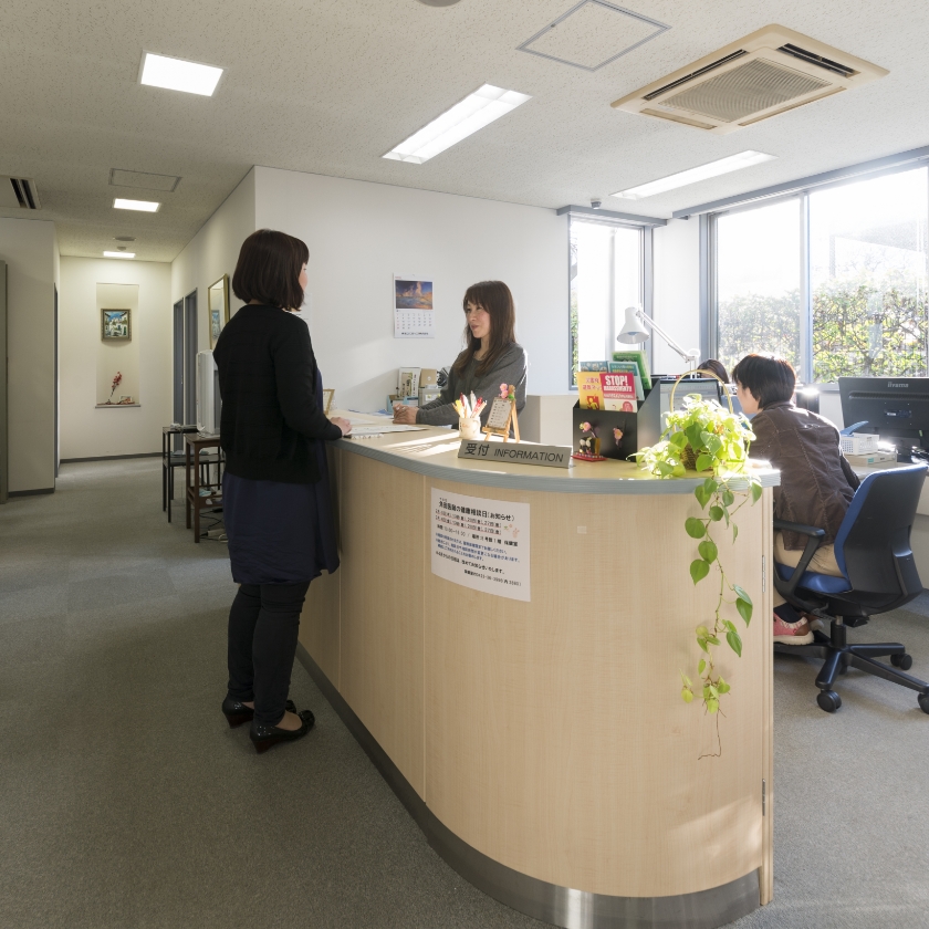 reception counter