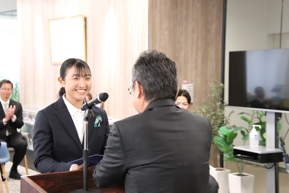 Lycee　僧間 理亜　大型大会　上位賞 令和7年度五島賞の授賞式が行われました | 亜細亜大学
