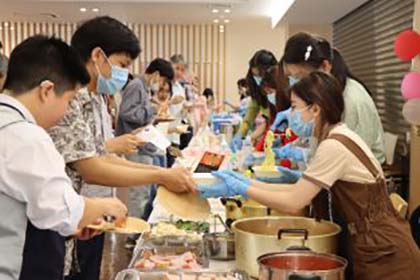 留学生会主催「国際交流パーティー」を開催しました02