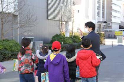 02武蔵野市立第二小学校の児童が施設見学に訪れました
