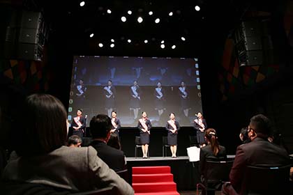 02経営学部・重田みゆきゼミによる印象力と自己表現力を競うイベントが開催。オンライン視聴者は約20万人