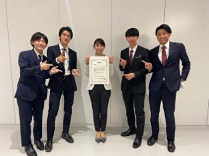 03スポーツ政策学生会議(SPJ)2022で石黒ゼミAチームが受賞