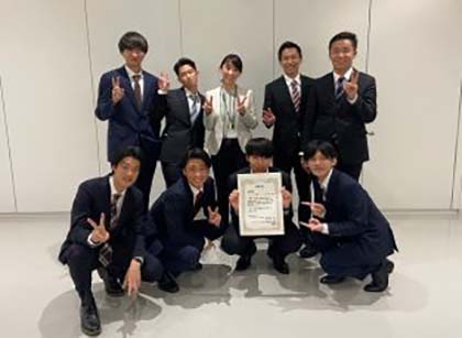 01スポーツ政策学生会議(SPJ)2022で石黒ゼミAチームが受賞
