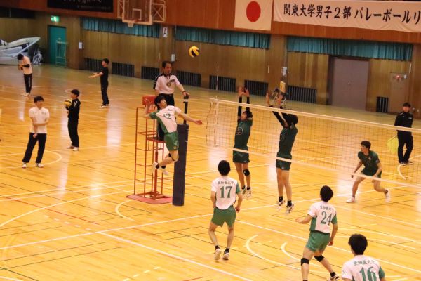 春季関東大学男子2部バレーボールリーグ開幕戦