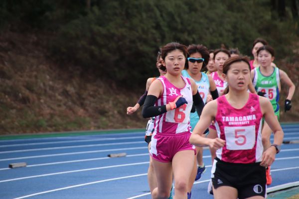 同じく 5,000ｍで自己新記録を更新した小美濃あいさん