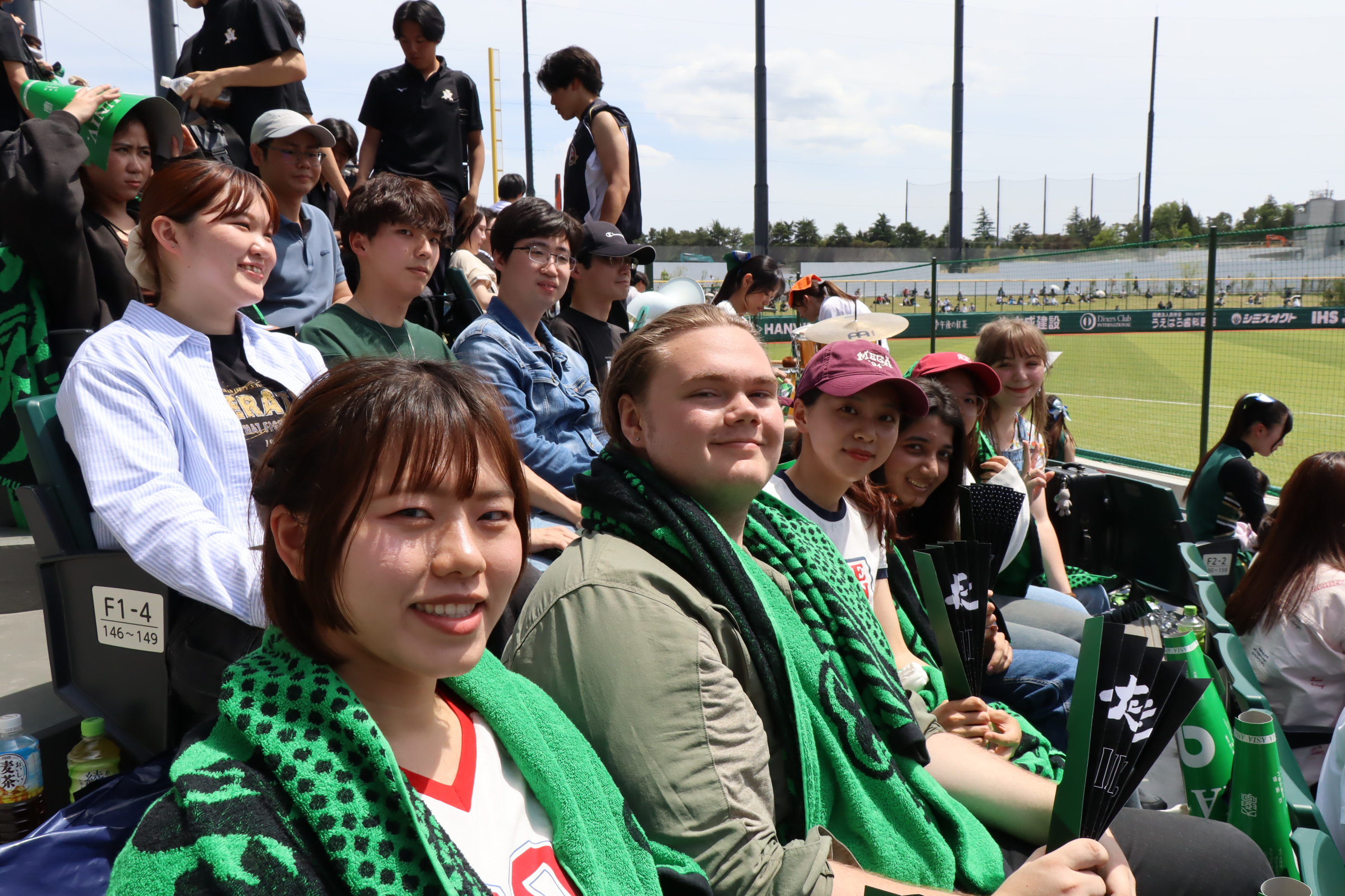 本学留学生が東都大学野球春季1部リーグを観戦しました